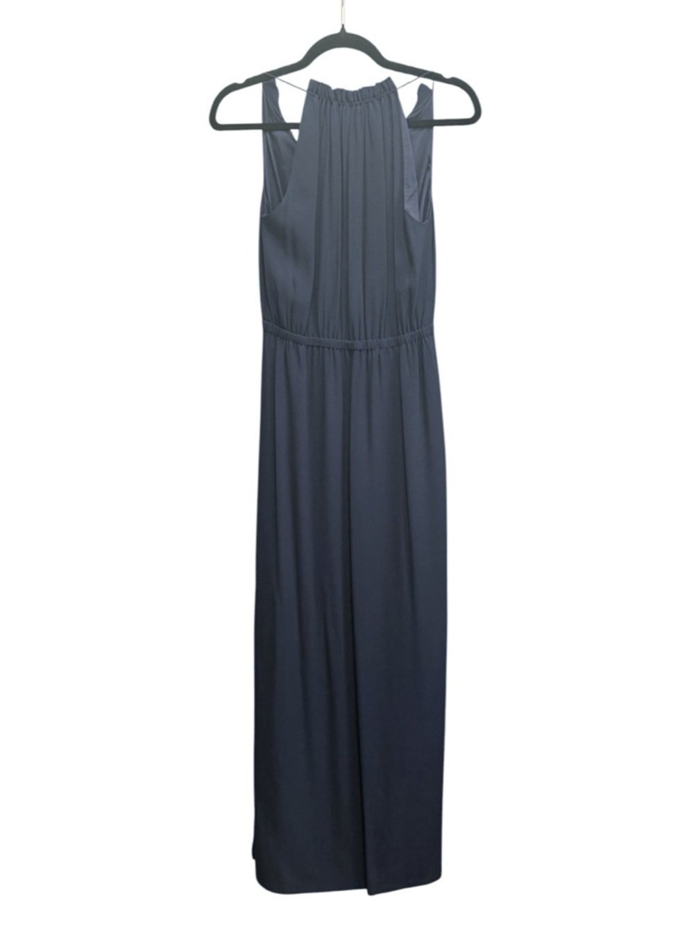 Madewell Navy Halter Maxi Dress with Tassel Tie - Picture 4 of 7